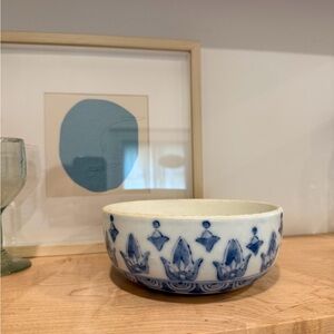 Blue and White Decorative Bowl